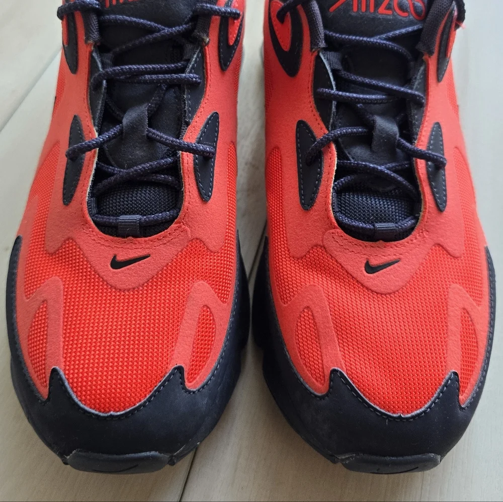 Nike Air Max 200 Black Habanero Red AQ2568-600
